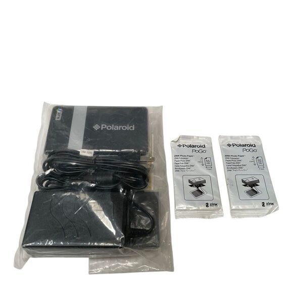 Polaroid Pogo Instant Mobile Printer Thermal Zink Charger Battery SEALED IN BAG - Picture 3 of 3
